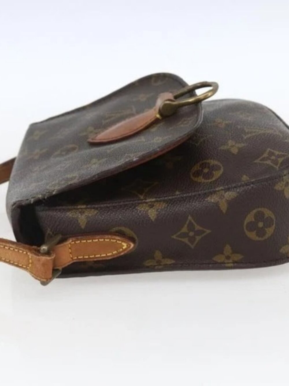 LOUIS VUITTON Monogram Saint Cloud MM Shoulder Bag M51243 LV Auth 166373 - Picture 3 of 16